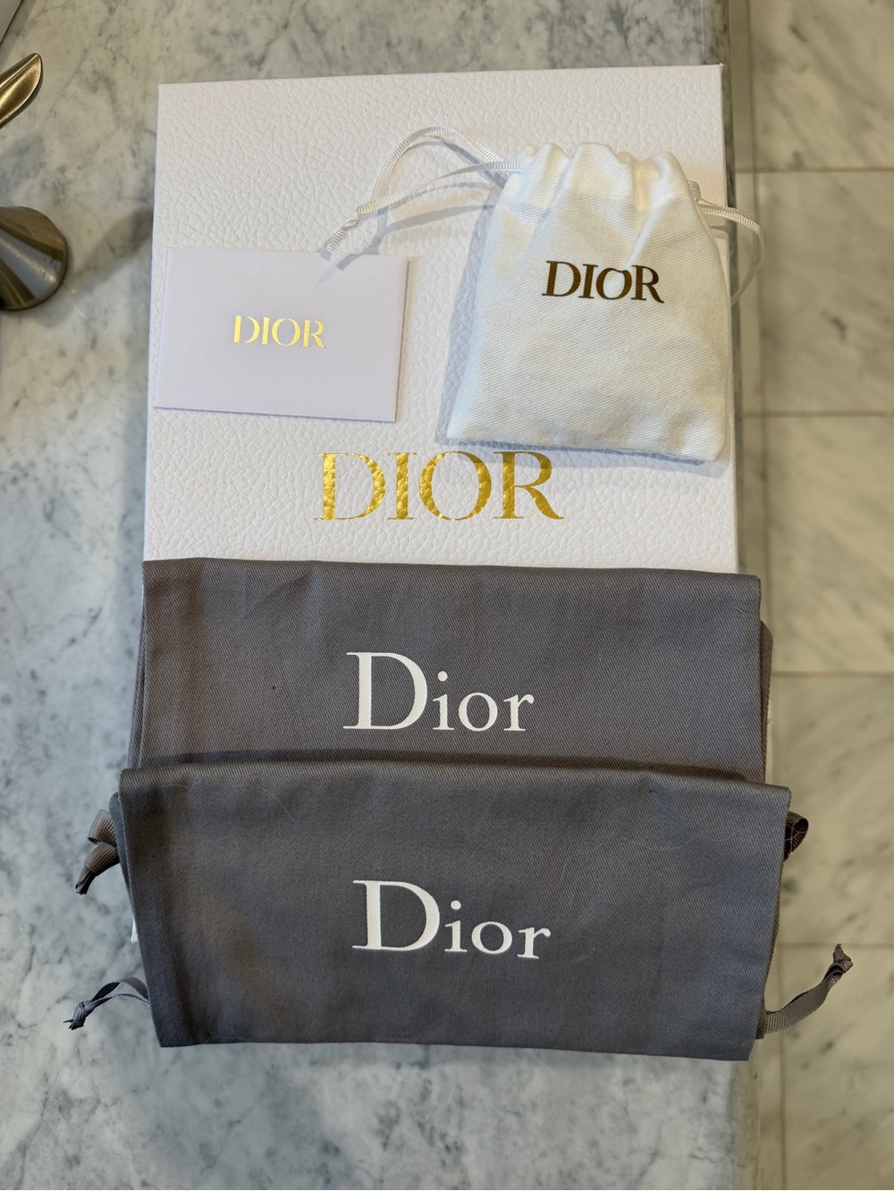 Dior “Walk ‘N’Dior” Beige and Gray Monogram Canvas Sneakers - Picture 11 of 11